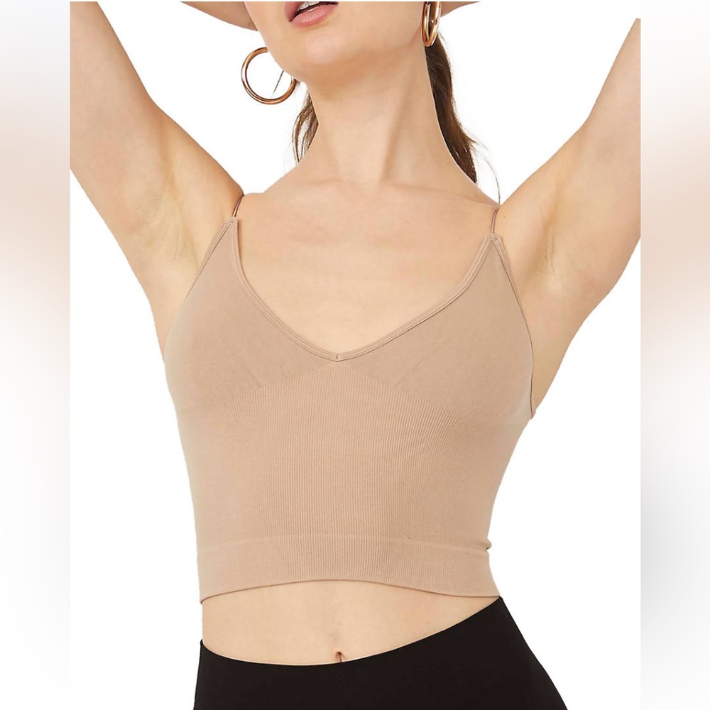 COPY - Free People Skinny Strap Seamless Brami Tank Top